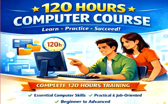 Course - Certificate of Computer Application 120 Hrs